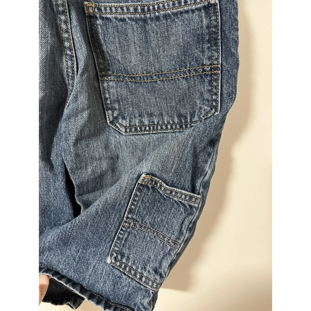 The Children's Place boys size 12 adjustable waist, dark denim cargo short‎